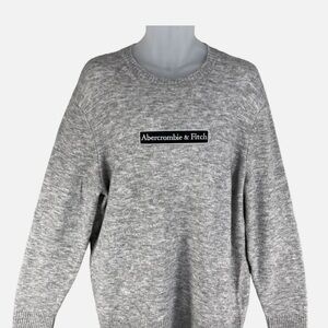 Abercrombie & Fitch Men’s XXL Heather Gray Crewneck Sweater